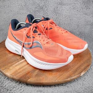 Saucony Guide 15 PWRrun Running Womens 12 Sunstone/Night Running Sneakers
